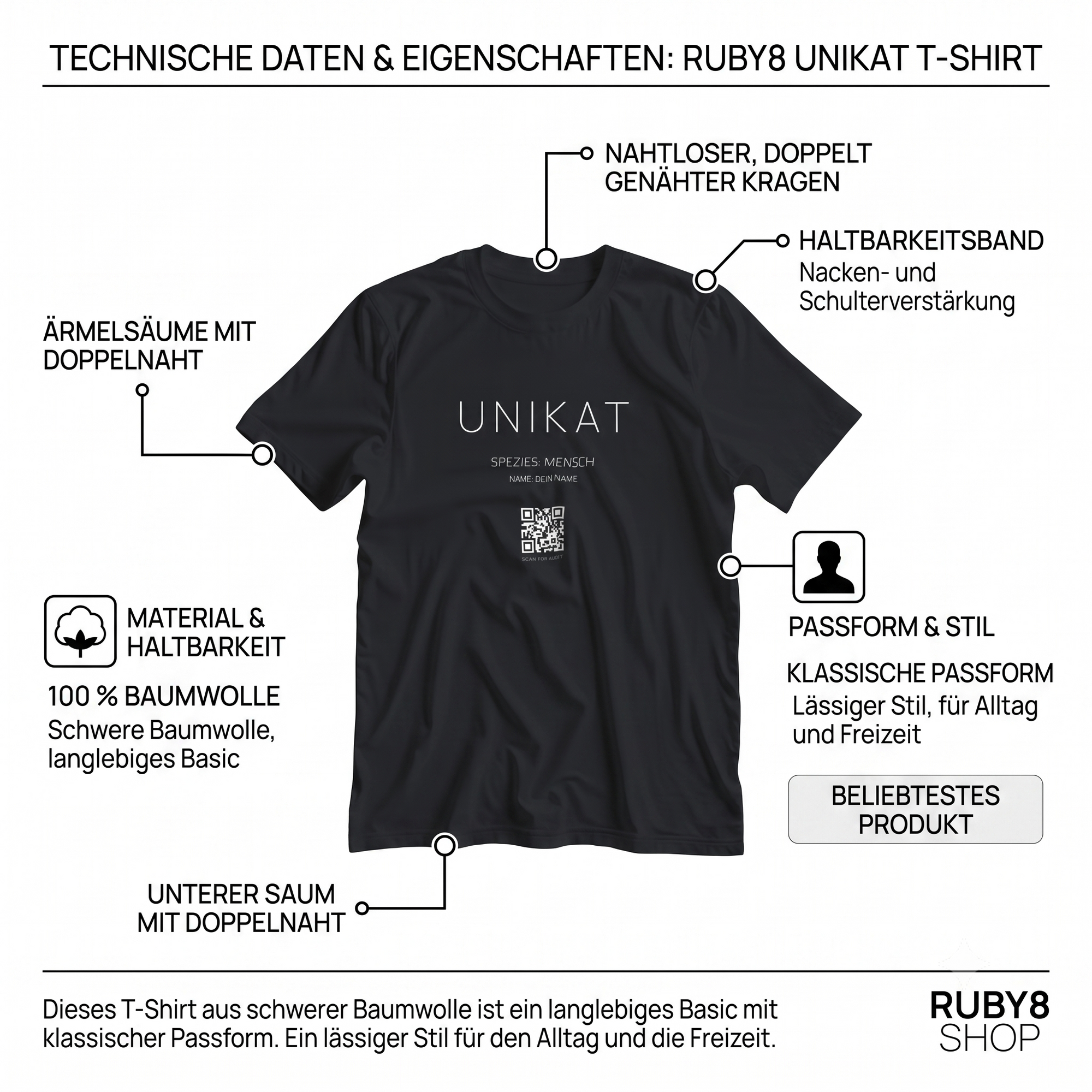 UNIKAT UNISEX T-Shirt d[Basic]