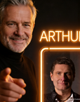 KI Figur Arthur führt durch das Video